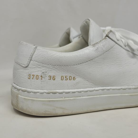 Common Projects Sneakers Womens EU36 US6 Original Achilles White Leather Casual - Picture 3 of 13